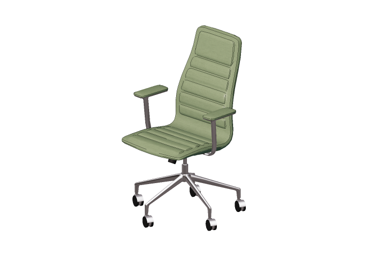 Chaises 3D - Chaise en tissu - Cappellini - Lotus - LS45CBR... Chaises 3D - Chaise en tissu - Cappellini - Lotus - LS45CBR...