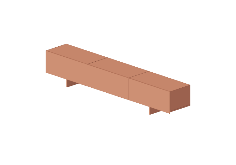 Librerie e Contenitori 3D - Contenitore in legno laccato -... Librerie e Contenitori 3D - Contenitore in legno laccato -...