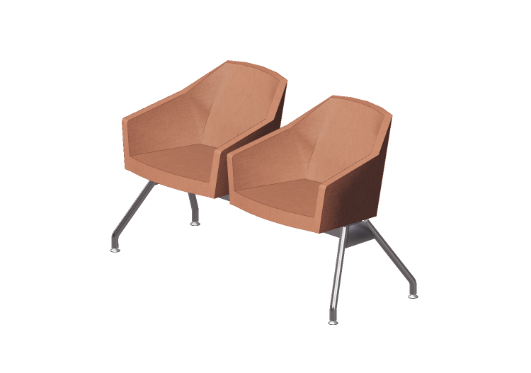 3D Sessel und Sofas - Doppelsessel aus Stoff - Casala -... 3D Sessel und Sofas - Doppelsessel aus Stoff - Casala -...
