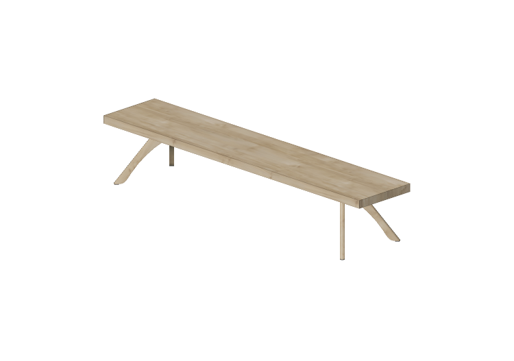 Sillas 3D - Banco de madera - Cavaletti - Duo - 36075 -... Sillas 3D - Banco de madera - Cavaletti - Duo - 36075 -...