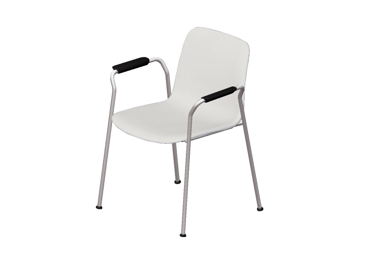 Chaises 3D - Chaise avec assise en plastique - Cavaletti -... Chaises 3D - Chaise avec assise en plastique - Cavaletti -...