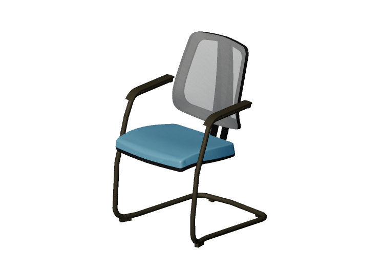 3D Chairs - Chair with fabric seat - Cavaletti - Flip -... 3D Chairs - Chair with fabric seat - Cavaletti - Flip -...