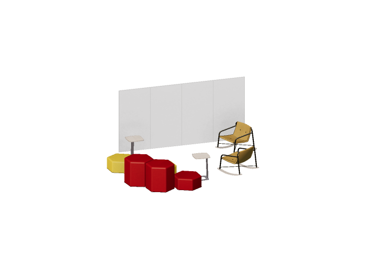 Cadeira 3D - Conjunto de cadeiras e sofás - Cavaletti -... Cadeira 3D - Conjunto de cadeiras e sofás - Cavaletti -...