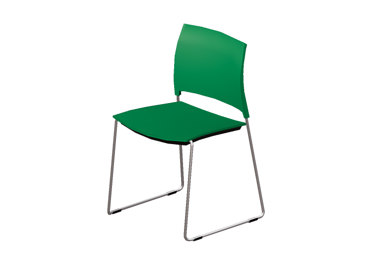 Sedie 3D - Sedia con seduta in plastica - Cavaletti - Go -... Sedie 3D - Sedia con seduta in plastica - Cavaletti - Go -...