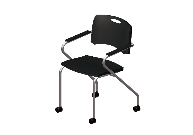 Sedie 3D - Sedia con seduta in plastica - Cavaletti - Viva... Sedie 3D - Sedia con seduta in plastica - Cavaletti - Viva...