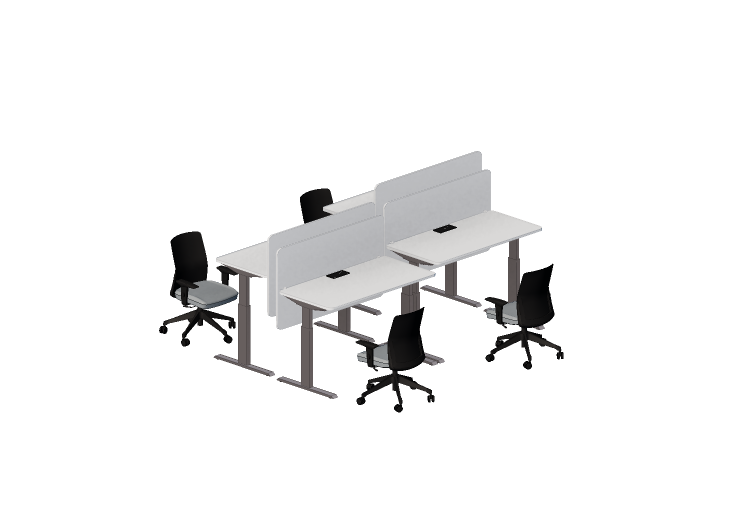 Sedie 3D - Composizione di sedie e tavoli - Cavaletti -... Sedie 3D - Composizione di sedie e tavoli - Cavaletti -...