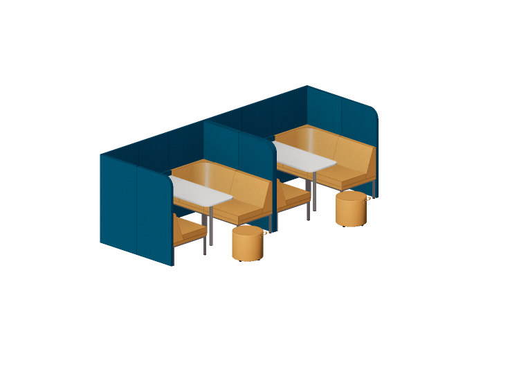 Poltrone 3D - Composizione di divani e tavoli - Cavaletti -... Poltrone 3D - Composizione di divani e tavoli - Cavaletti -...
