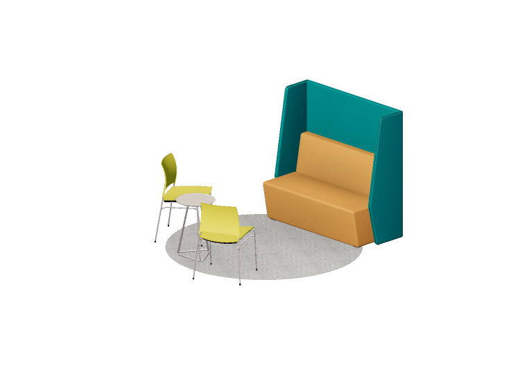Poltrone 3D - Composizione di sedie e divani - Cavaletti -... Poltrone 3D - Composizione di sedie e divani - Cavaletti -...