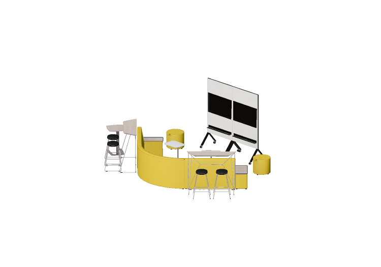 Fauteuil 3D - Composition de chaises et canapés - Cavaletti... Fauteuil 3D - Composition de chaises et canapés - Cavaletti...