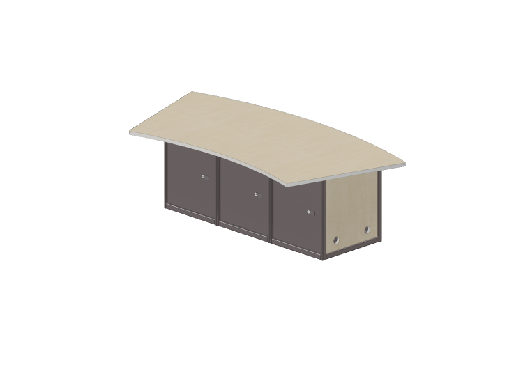 Bookshelves and Containers 3D - Desk with storage unit... Bookshelves and Containers 3D - Desk with storage unit...