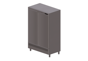 3D M&ouml;bel - K&uuml;hlschrank f&uuml;r Lebensmittel - Coreco - ACR 12