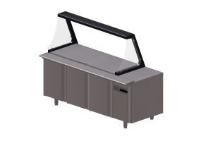 Mobili 3D - Bancone refrigerato - Coreco - PC80 200