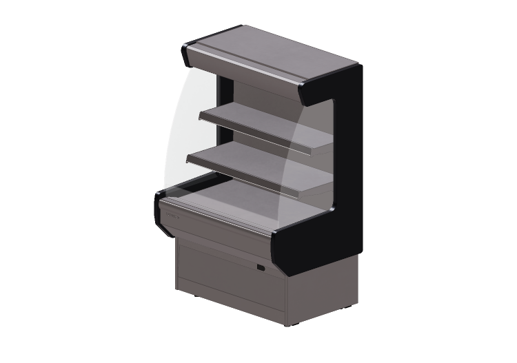 Espositori 3D - Espositore refrigerato per alimenti -... Espositori 3D - Espositore refrigerato per alimenti -...