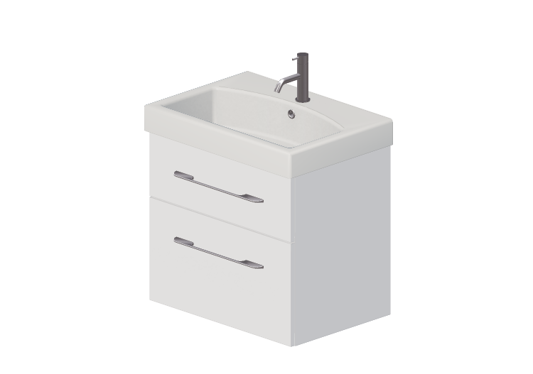 Meubles 3D - Meuble avec lavabo et robinet - Dekker –... Meubles 3D - Meuble avec lavabo et robinet - Dekker –...