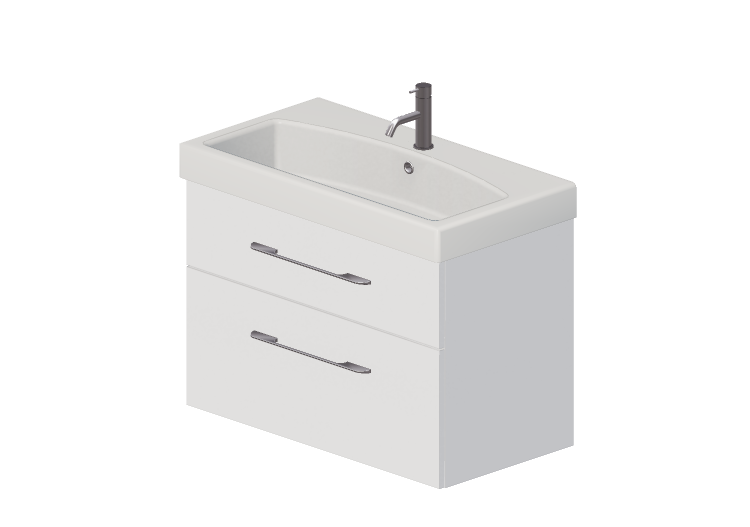3D Möbel - Waschbecken mit Unterschrank und Wasserhahn -... 3D Möbel - Waschbecken mit Unterschrank und Wasserhahn -...