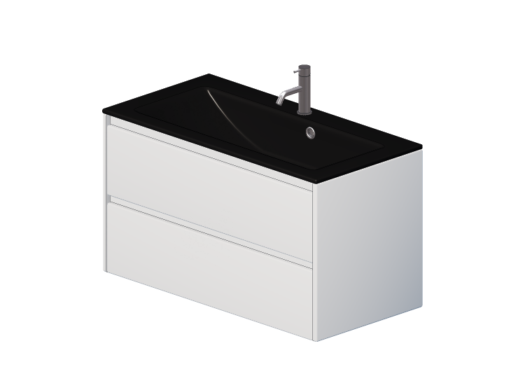 Meubles 3D - Meuble avec lavabo et robinet - Dekker –... Meubles 3D - Meuble avec lavabo et robinet - Dekker –...