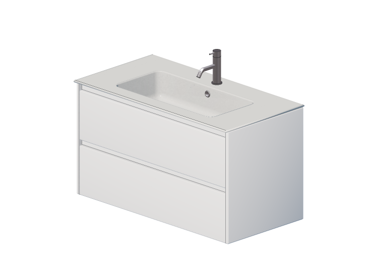 3D Furniture - Wash basin cabinet with faucet - Dekker –... 3D Furniture - Wash basin cabinet with faucet - Dekker –...