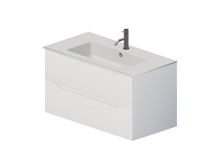 3D Möbel - Waschbecken mit Unterschrank und Wasserhahn -... 3D Möbel - Waschbecken mit Unterschrank und Wasserhahn -...