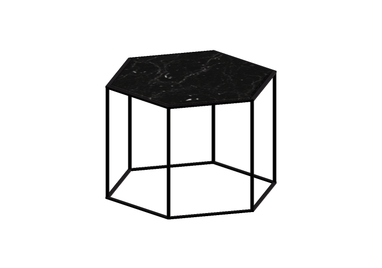 Mesas 3D - Mesa de centro de mármore - Desalto - Hexagon -... Mesas 3D - Mesa de centro de mármore - Desalto - Hexagon -...