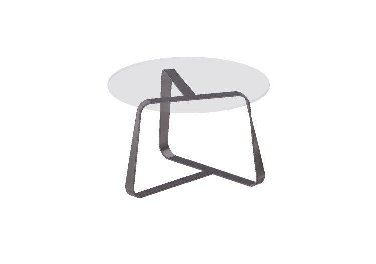 3D Tables - Glass coffee table - Desalto - Twister -... 3D Tables - Glass coffee table - Desalto - Twister -...