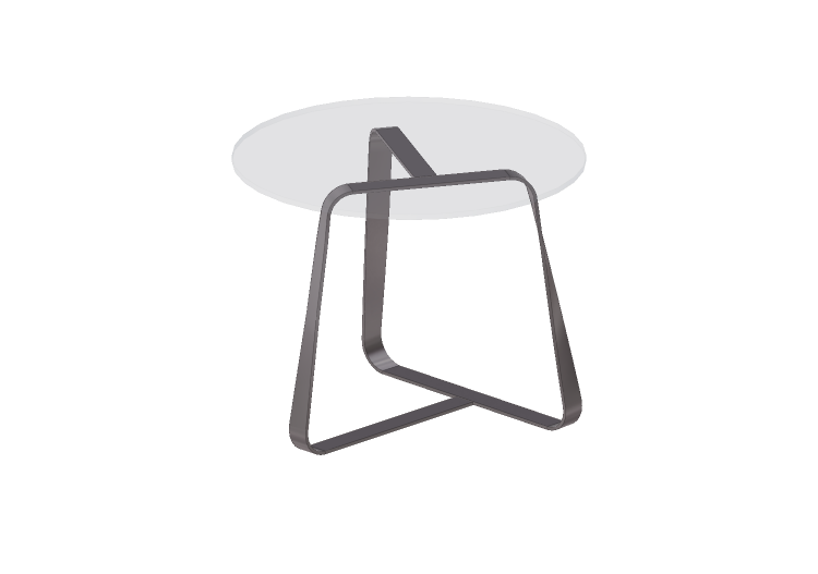 3D Tisch - Couchtisch aus Glas - Desalto - Twister -... 3D Tisch - Couchtisch aus Glas - Desalto - Twister -...