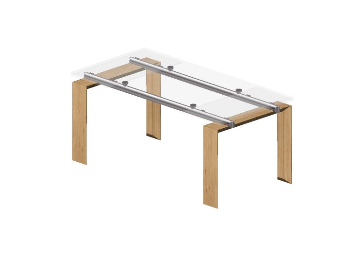 3D Tables - Glass Table - Desalto - Stilt - Desalto 3D Tables - Glass Table - Desalto - Stilt - Desalto