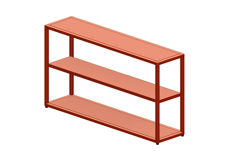 Bibliothèque 3D - Bibliothèque en métal - Desalto -... Bibliothèque 3D - Bibliothèque en métal - Desalto -...