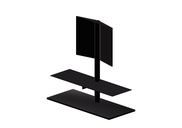 TV and Monitor 3D - Metal TV stand - Desalto - Sail -... TV and Monitor 3D - Metal TV stand - Desalto - Sail -...