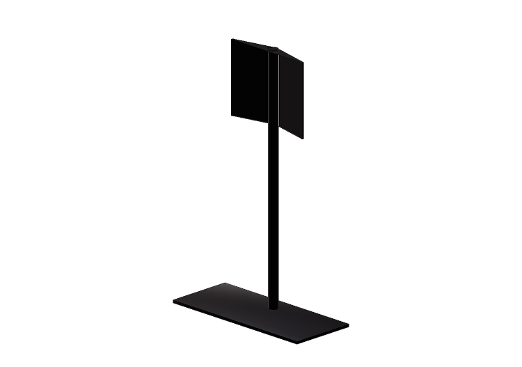 TV et Écran 3D - Porte TV en métal - Desalto - Sail -... TV et Écran 3D - Porte TV en métal - Desalto - Sail -...