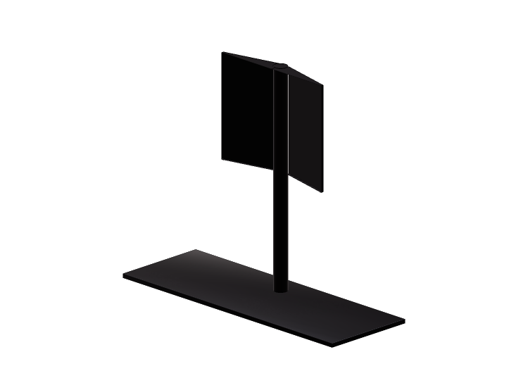 TV et Écran 3D - Porte TV en métal - Desalto - Sail -... TV et Écran 3D - Porte TV en métal - Desalto - Sail -...