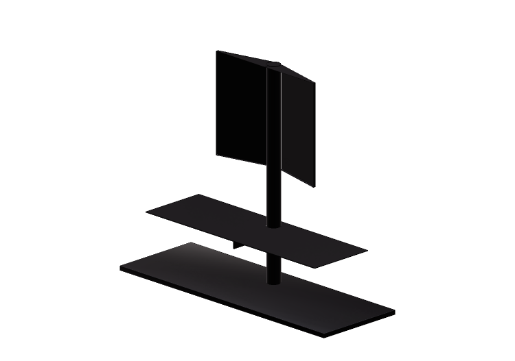 TV e Monitor 3D - Porta TV in metallo - Desalto - Sail -... TV e Monitor 3D - Porta TV in metallo - Desalto - Sail -...