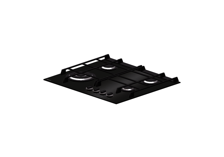3D Haushaltgeräte - Gasherd - Electrolux - Hob 60 -... 3D Haushaltgeräte - Gasherd - Electrolux - Hob 60 -...