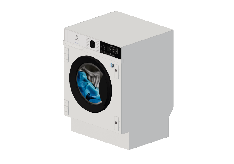 Eletrodomésticos 3D - Máquina de lavar roupa - Electrolux -... Eletrodomésticos 3D - Máquina de lavar roupa - Electrolux -...