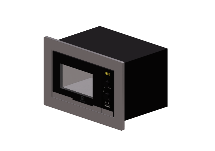 Eletrodomésticos 3D - Forno micro-ondas - Electrolux - FBI... Eletrodomésticos 3D - Forno micro-ondas - Electrolux - FBI...