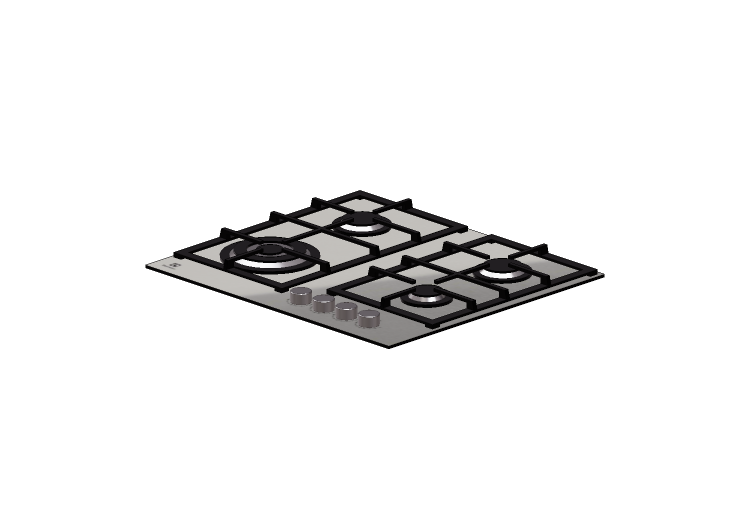 Elettrodomestici 3D - Piano cottura a gas - Electrolux -... Elettrodomestici 3D - Piano cottura a gas - Electrolux -...