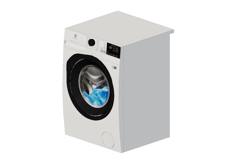 Electroménagers 3D - Lave-linge séchant - Electrolux - HEC... Electroménagers 3D - Lave-linge séchant - Electrolux - HEC...