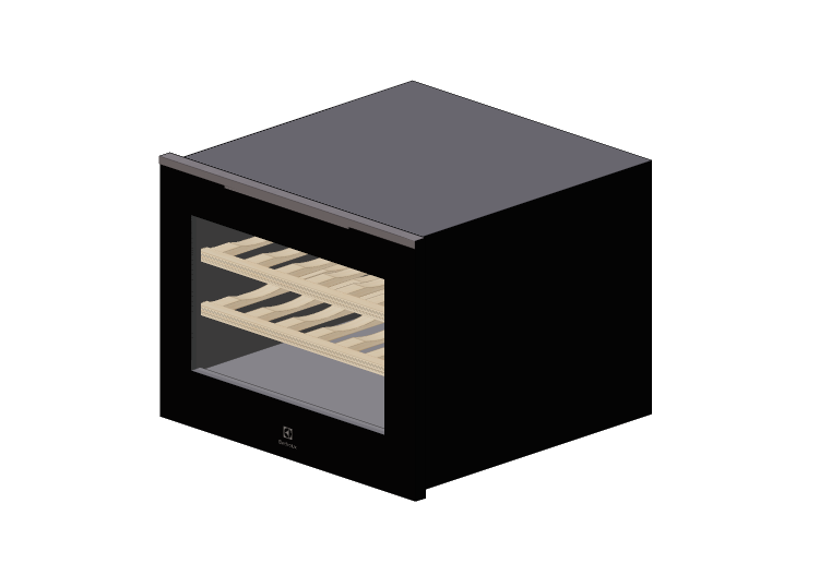 3D Electrical Appliances - Wine cellar - Electrolux - Black... 3D Electrical Appliances - Wine cellar - Electrolux - Black...