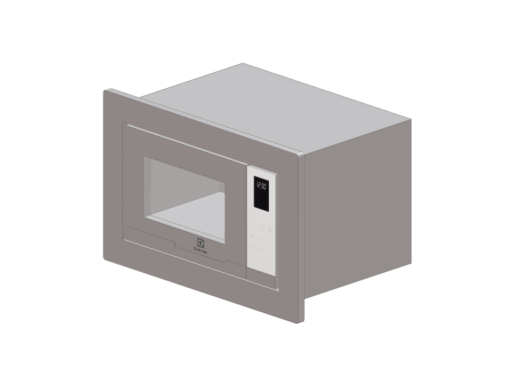 3D Haushaltgeräte - Mikrowellenherd - Electrolux - BI 600... 3D Haushaltgeräte - Mikrowellenherd - Electrolux - BI 600...