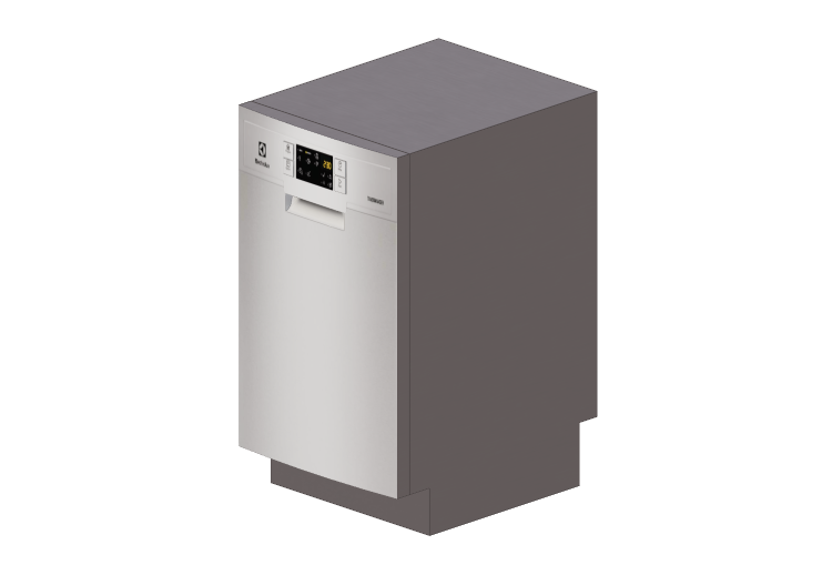 Eletrodomésticos 3D - Lava-louça - Electrolux - FSBU 45 -... Eletrodomésticos 3D - Lava-louça - Electrolux - FSBU 45 -...