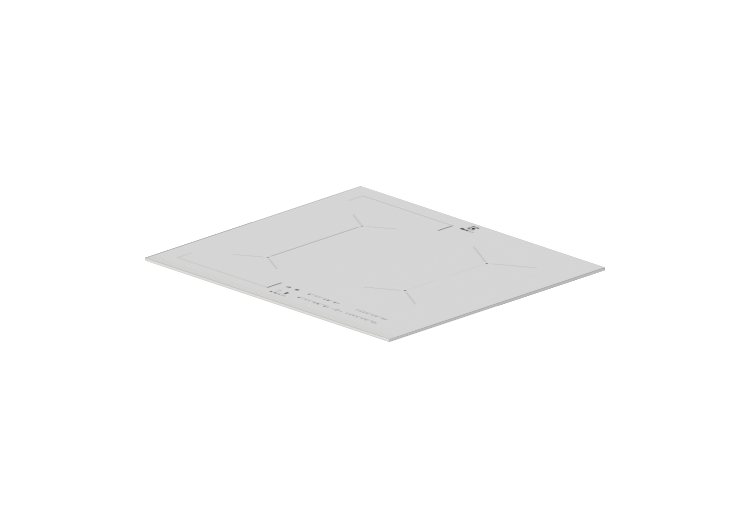 Electrodomésticos 3D - Placa de cocina a inducción -... Electrodomésticos 3D - Placa de cocina a inducción -...