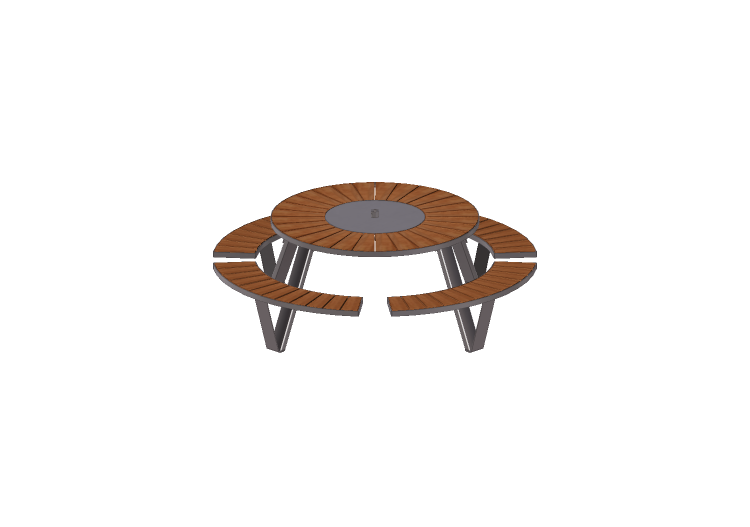 Tables 3D - Table d'extérieur ronde – Extremis - Extremis Tables 3D - Table d'extérieur ronde – Extremis - Extremis