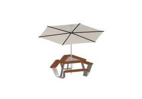 Sombrillas y Toldos 3D - Sombrilla con mesa - Extremis
