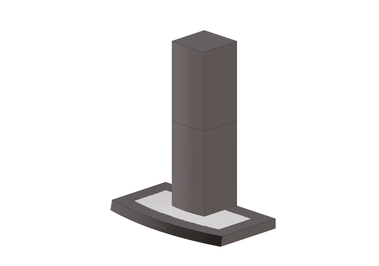 3D Haushaltgeräte - Wandmontierte Dunstabzugshaube aus... 3D Haushaltgeräte - Wandmontierte Dunstabzugshaube aus...