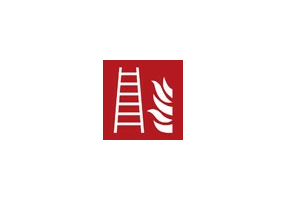 标志 - 火灾安全出口