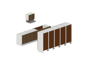 Cuisine 3D - Cuisine compl&egrave;te avec appareils &eacute;lectrom&eacute;nagers - Finsa