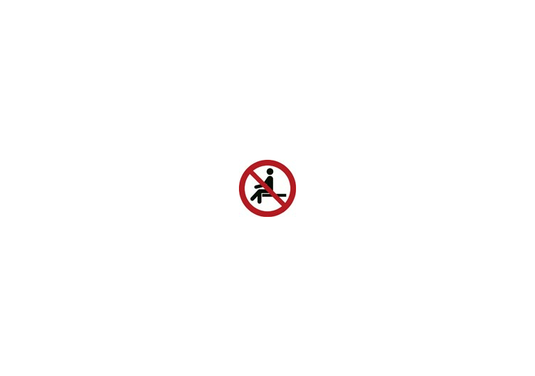 Signaux - Interdit de s'assoir - ACCA software