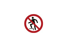Signaux - Interdit de monter