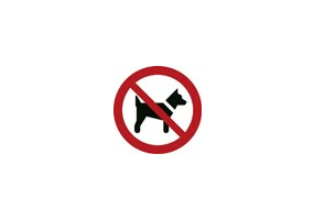 标志 - 禁止携犬入内