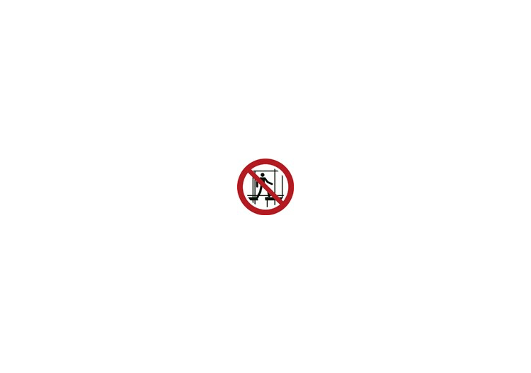 Signs - Prohibited the use of this scaffold incomplete -...