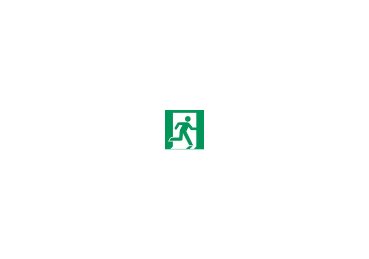 Signs - Emergency exit to the right - ACCA software
